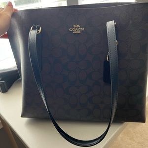 Dark brown/black coach purse